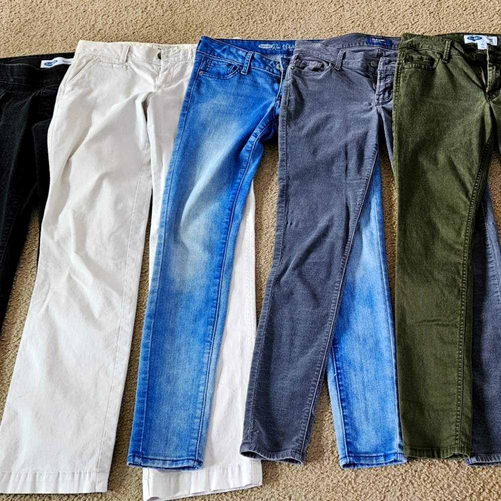 5 pair Old Navy pants - various